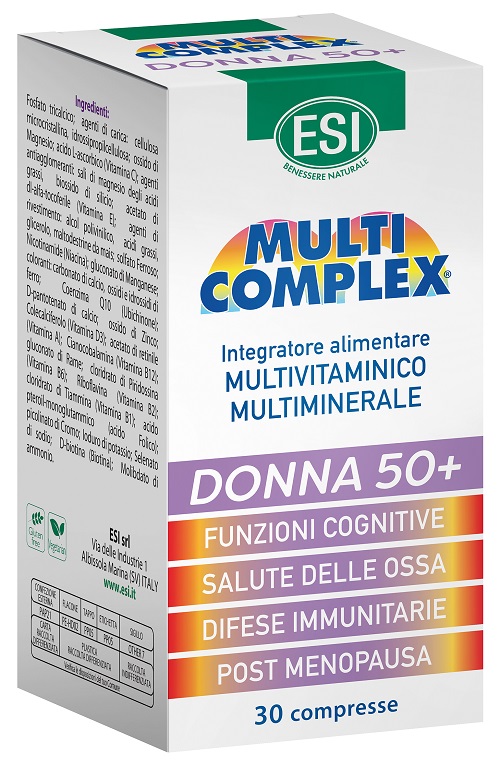 ESI MULTICOMPLEX DONNA 50+ 30 COMPRESSE - Farmacia Dott. Pasquale Russo