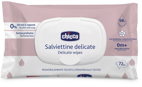 CHICCO SALVIETTE DELICATE 72 PEZZI PLAQUE - Farmacia Dott. Pasquale Russo