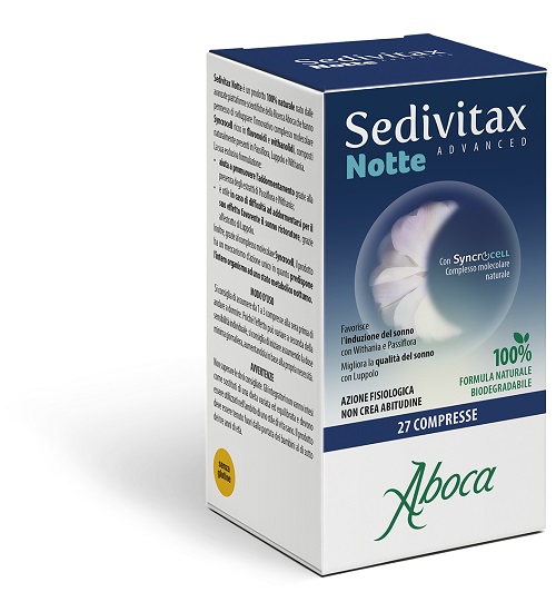SEDIVITAX NOTTE ADVANCED 27 COMPRESSE - Farmacia Dott. Pasquale Russo